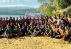 Hari-Bhayangkara-ke-80,-Polres-Flores-Timur-Bersama-Instansi-Terkait-Bersihkan-Pantai-Jaga-Warisan-Alam