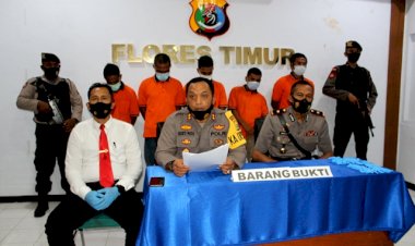 Press-Release-Polres-Flotim-Terkait-Pengungkapan-Kasus-Pencurian-Sepeda-Motor