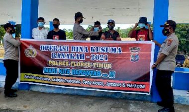 Polres-Flotim-Gelar-Operasi-Bina-Kusuma-Ranakah-2021