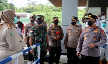 Cegah-Omicron-Lewat-PPLN,-Kapolri-Pastikan-Prokes-dan-Karantina-di-PLBN-Entikong