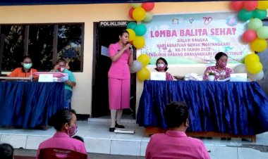 Sambut-HKGB-ke-70,-Bhayangkari-Cabang-Flotim-Gelar-Lomba-Balita-Sehat