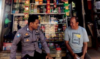 Jalin-Kemitraan,-Bhabinkamtibmas-Sambangi-Warga-Desa-Binaan