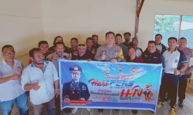 Wujud-Kemitraan-HPN-2023,--Insan-Pers-Kab.-Flotim-Syukuran-Bersama-Kapolres-Flotim