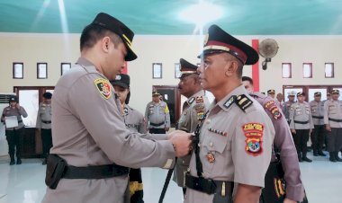 Kapolres-Flores-Timur-Pimpin-Upacara-Sertijab-Kapolsek-Wulanggitang