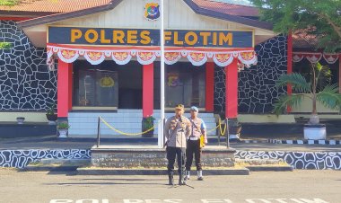 Pimpin-Apel-Pagi,-Kapolres-Flotim-Tekankan-Anggota-Berantas-Oknum-TPPO-dan-Mendukung-Program-UMKM