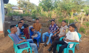 Dalam-Memelihara-Keamanan-Dan-Ketertiban-Bhabinkamtibmas-Sambangi-Pemuda-Desa-Binaannya