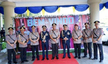 Kapolda-NTT-Hadiri-Perayaan-HUT-ke-24-Polícia-Nacional-De-Timor-Leste-di-Bairopite