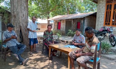 Himbauan-Kamtibmas-Bhabinkamtibmas-Desa-Pamakayo-Menjelang-Pilkada