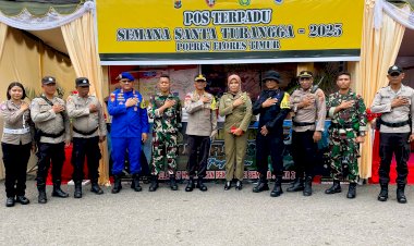 Karo-Ops-Polda-NTT-Tinjau-Kesiapan-Pengamanan-Semana-Santa-di-Flotim