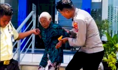 Nenek-83-Tahun-nekat-Jalan-Kaki-Demi-Urus-Kehilangan,-Bripka-Jhose-Bantu-Hingga-Tuntas