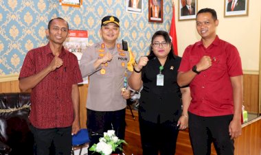Perkuat-Hubungan-Antar-Lembaga,-Kapolres-Flotim-Silaturahmi-Ke-Ketua-Pengadilan-Negeri-Larantuka