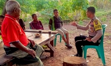 Bhabinkamtibmas-Bripka-Gusti-Lanang-Ajak-Warga-Perangi-Hoaks-dan-Cegah-TPPO