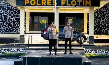 Kapolres-Flotim-Ajak-Anggota-Awali-Tugas-dengan-Doa,-Ingatkan-Pentingnya-Kekompakan