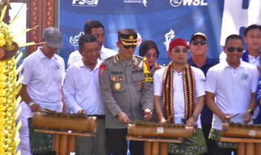 World-Surfing-League-(WSL)-Krui-Pro-2025-Resmi-Di-Buka,-Polda-Lampung-Siap-Mengamankan
