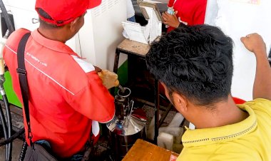 Cegah-Kecurangan-BBM,-Polres-Flores-Timur-Lakukan-Pengawasan-di-Tiga-SPBU-Larantuka