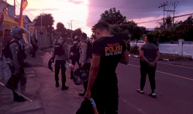 Situasi-Kelurahan-Postoh-dan-Amagarapati-Kembali-Kondusif-Pasca-Tawuran,-Polres-Flotim-Pastikan-Keamanan-Terjaga