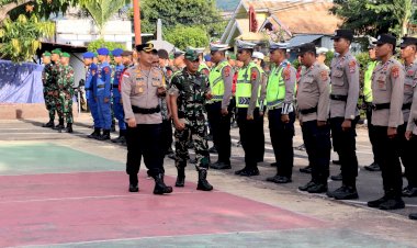 Gelar-Pasukan-Operasi-Lilin-Turangga-2025,-Polres-Flotim-Siap-Amankan-Natal-dan-Tahun-Baru