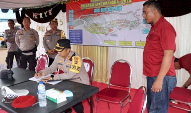 Kapolres-Flores-Timur-Cek-Pos-Pam-dan-Pos-Yan-Ops-Lilin,-Pastikan-Pengamanan-Nataru-Kondusif