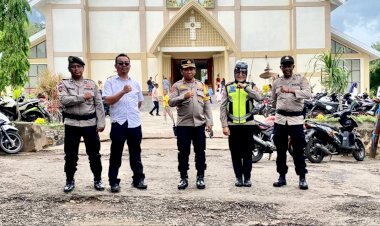 Natal-Damai-di-Flores-Timur,-Polres-Flotim-Pastikan-Seluruh-Gereja-Aman