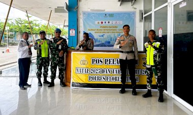 Hari-Terakhir-Operasi-Lilin-Turangga-2025,-Polres-Flores-Timur-Amankan-Aktivitas-Penumpang-di-Bandara-Gewayantana