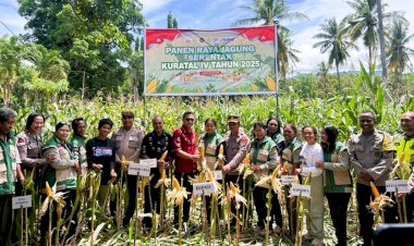 Polres-Flores-Timur-Gelar-Panen-Raya-Jagung-Serentak-Kuartal-IV-2025-di-Weri