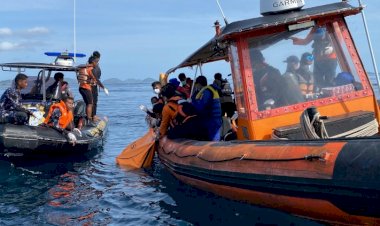 Kerja-Keras-Polda-NTT-dan-Tim-SAR-Terpadu-Berbuah-Hasil,-Satu-Jenazah-Lagi-Ditemukan-di-Perairan-Pulau-Padar