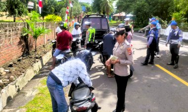 Polres-Flotim-Gencarkan-Operasi-Keselamatan,-Kesadaran-Pengendara-Jadi-Fokus-Utama