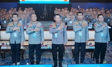 Beri-Arahan-di-Rapim-Polri,-Kapolri-Tegaskan-Dukung-Kawal-Penuh-Program-Pemerintah