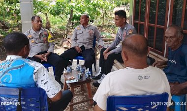 Sambang-Persuasif-Polsek-Titehena-Bangun-Semangat-Kebersamaan