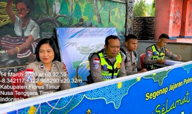 ‎Personel-Pos-Terpadu-Ops-Ketupat-Turangga-2026-Patroli-Pertokoan-Larantuka