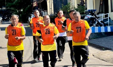 Fisik-Prima,-Tugas-Optimal-Polres-Flotim-Gelar-Tes-Kesamaptaan-Berkala