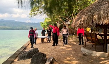 Ditpamobvit-Polda-NTT-Bersama-Polres-Flotim-Tinjau-Destinasi-Wisata-Flores-Timur
