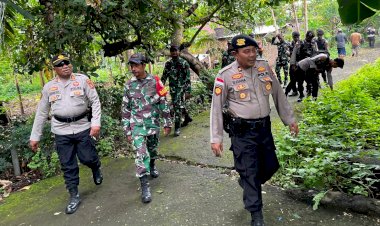 Respon-Cepat-Polres-Flores-Timur,-Personel-TNI-Polri-Dikerahkan-Jaga-Keamanan-Adonara-Timur