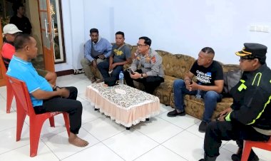 Wujudkan-Perdamaian,-Kapolres-Flores-Timur-AKBP-Gede-Putra-Yase-Cek-Lokasi-Penandatanganan-Komitmen-Damai