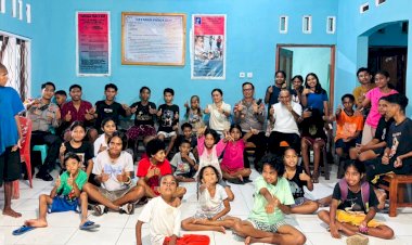 Jalin-Silaturahmi,-Kapolres-Flotim-Kunjungi-Yayasan-Panti-Asuhan-Panca-Duo