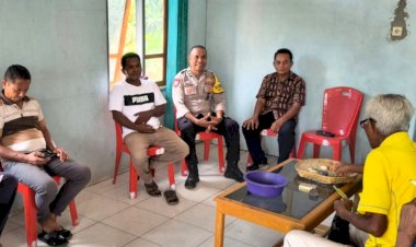 Dari-Perselisihan-Menuju-Damai,-Bhabinkamtibmas-Sinar-Hading-Kawal-Perdamaian-Adat