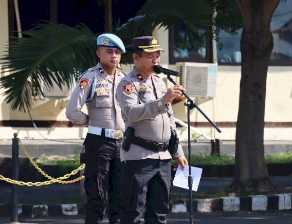 Waka Polres Flores Timur Sosialisasikan Agen Kehumasan Polri Sesuai Perkap No. 6 Tahun 2023