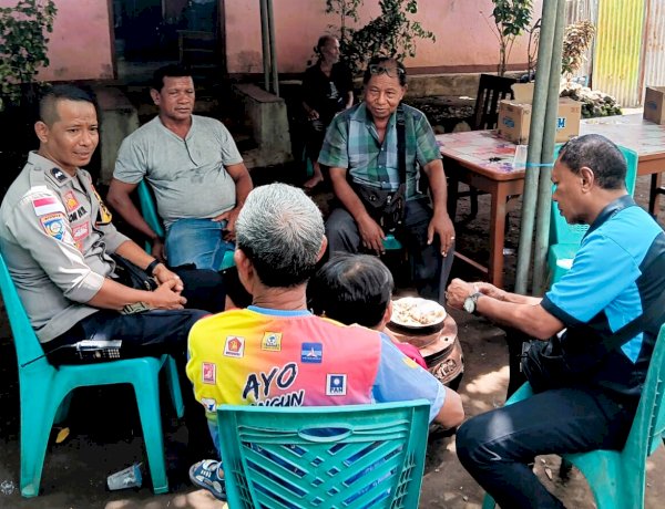 Hadir di Tengah Warga, Aipda Thomas Raya Dorong Sinergi Cegah Gangguan Kamtibmas