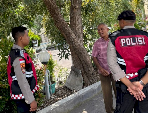 Sat Samapta Polres Flotim Gelar Patroli Kota dan Sambang Tokoh Agama Jelang Natal dan Tahun Baru 2026