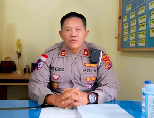 Kasat Lantas Polres Flotim Iptu Gusti Komang Astina Himbau Masyarakat Tertib Berlalu Lintas