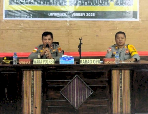 Wakapolres Flotim Pimpin Lat Pra Ops Keselamatan Turangga 2026