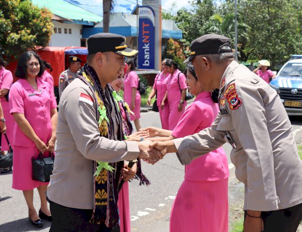 Semangat Pelayanan Jadi Pesan Utama Kapolres di Polsek Wulanggitang