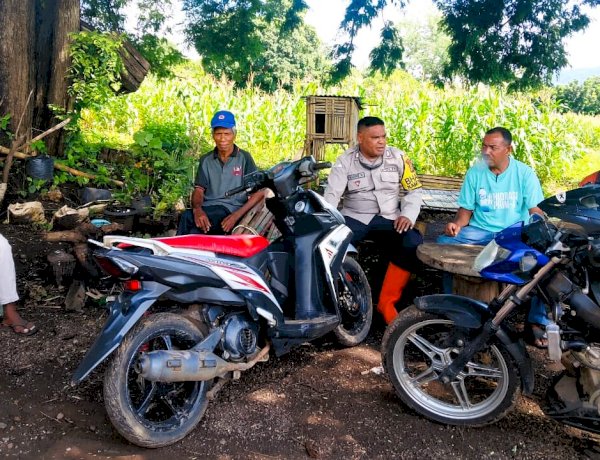 Penguatan Kamtibmas di Hunian Sementara, Bhabinkamtibmas Gandeng Tokoh Masyarakat