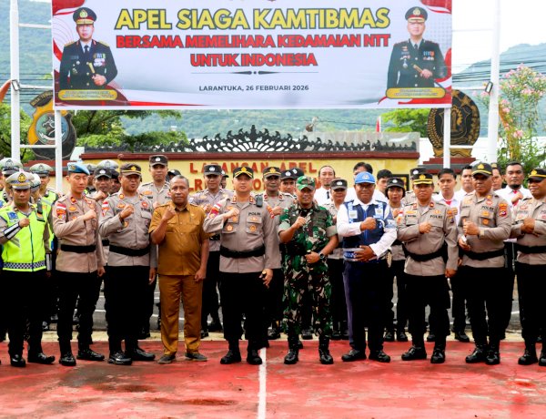 Gelar Apel Siaga Kamtibmas, Kapolres Imbau Jaga Toleransi dan Persatuan