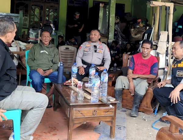 Kondusif, Polres Flotim Intensifkan Sambang Warga dan Patroli Pasca Insiden
