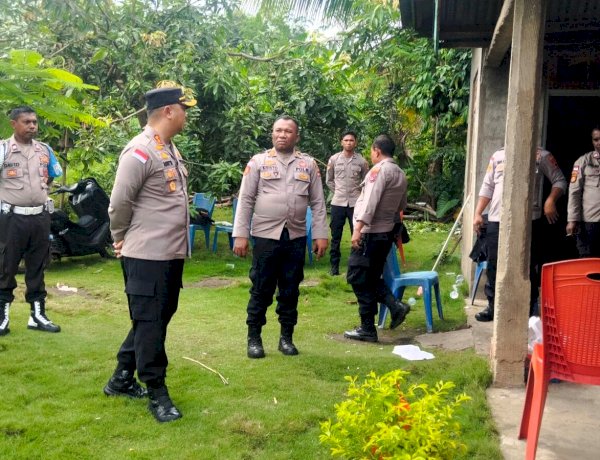 Hadirkan Rasa Aman, Kapolres Flotim Tinjau Pos Pengamanan di Adonara Timur
