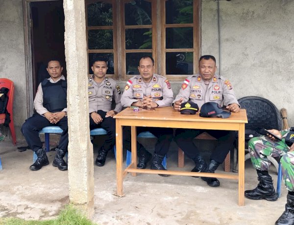 Pengamanan di Pos 2 Lewonara, TNI–Polri Hadirkan Rasa Aman bagi Masyarakat