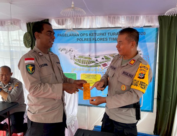 Hari Terakhir Ops Ketupat 2026, Sidokkes Polres Flotim Kembali Bagikan Vitamin untuk Personel