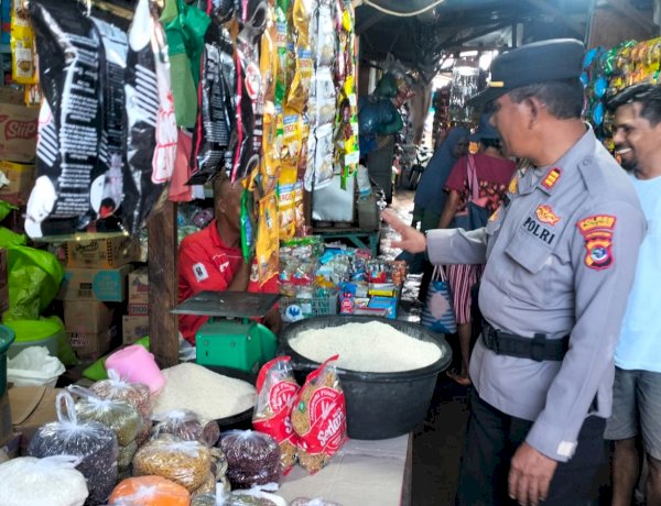 Patroli dan Sambang Personel Pos Pam Pasar Inpres Jadi Prioritas