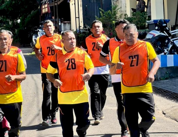 Fisik Prima, Tugas Optimal Polres Flotim Gelar Tes Kesamaptaan Berkala
